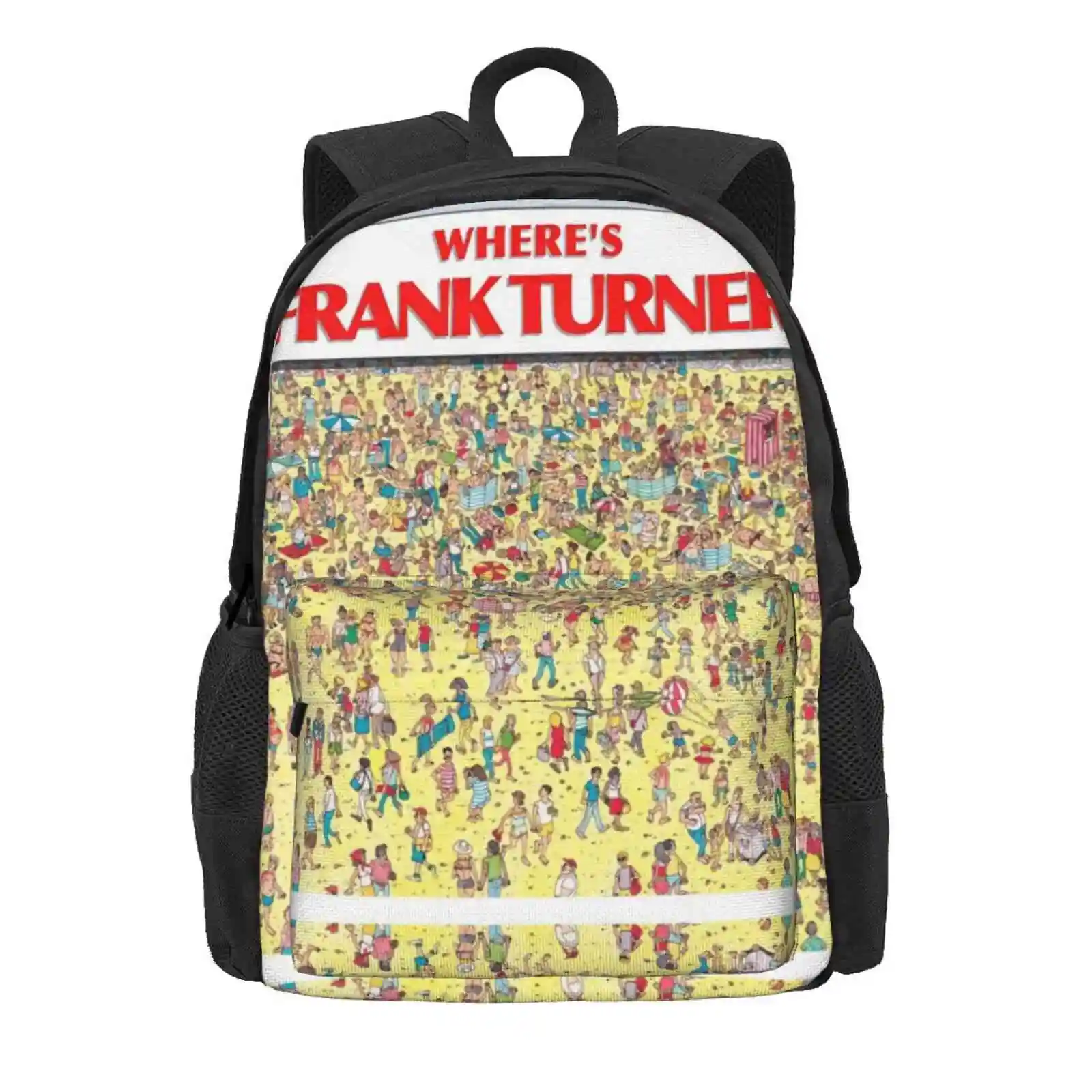 Where'S Frank Turner? Hot Sale Schoolbag Backpack Fashion Bags Frank Turner And The Sleeping Souls Pop Folk Punk Music Wally