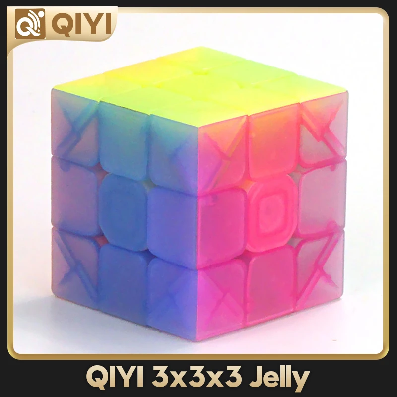 

[Qiyi Jelly Series] Warrior W3 Tier Color Puzzle Toy - Decompression Cube for Wholesale and Competition