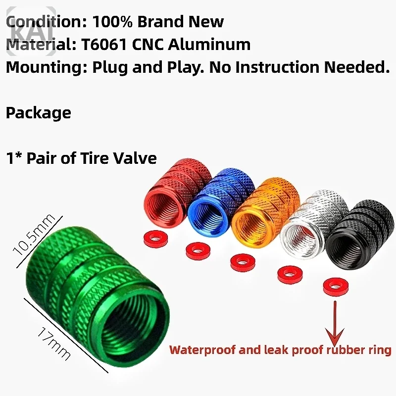 Motorcycle CNC Vehicle Wheel Tire Valve Stem Caps Cover For YAMAHA DT125R DT125RR DT125 Dt Liquid Cooled