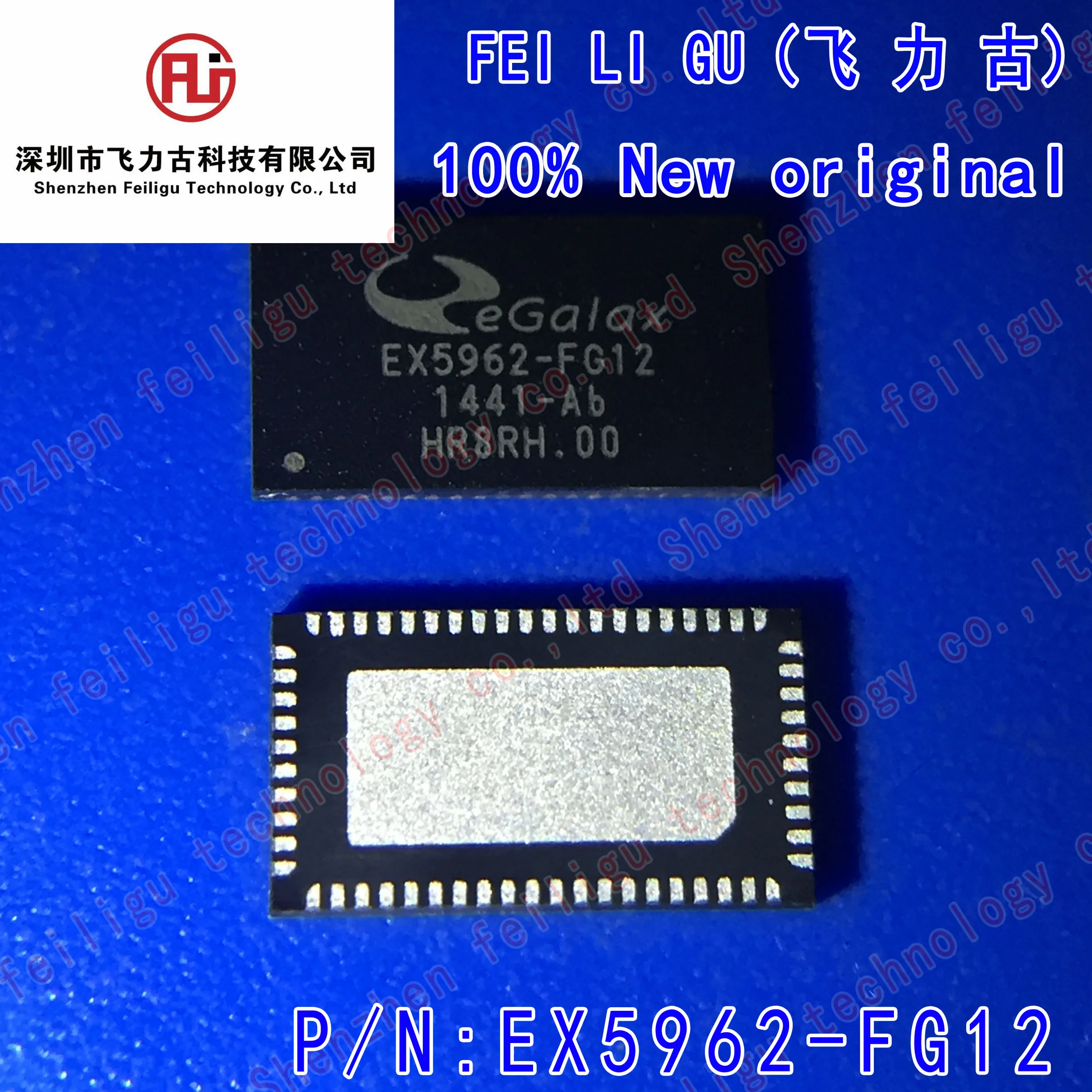 

1/5/10PCS 100% New original EX5962-FG12 EX5962 package:QFN60 touch panel chip