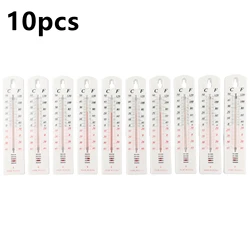 10Pcs Thermometer Outdoor Indoor Garden Thermometer Plastic Scale Analog Room Garden Thermometer Temperature Meter Sensor