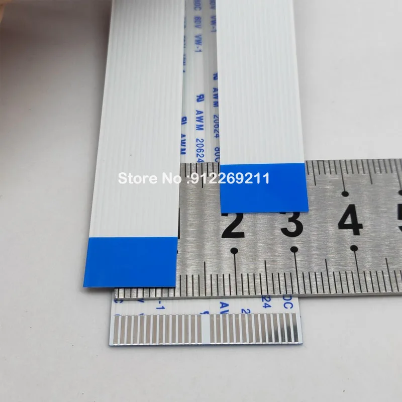 10PCS 28Pin 40CM FFC Flat Date Cable for Epson TX800 XP600 Printhead Print Head Cable Line Eco Solvent UV Flatbed printer