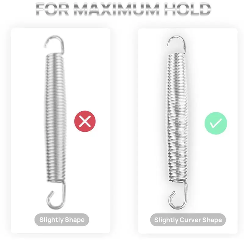 ABHS-7 Inch Trampoline Springs Replacement Trampoline Springs With T-Hook Heavy Duty Trampoline Springs Trampoline Accessories