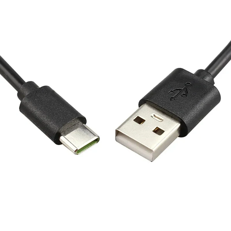 Double elbow USB2.0 turn Type-C data cable up and down left and right side bend 90 degree Angle car phone charging cable