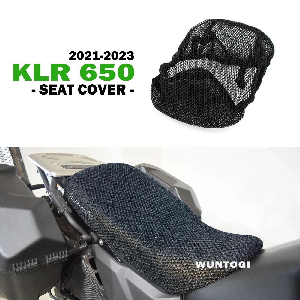 

Аксессуары KLR 650 для Kawasaki KLR650 2021 2022 2023 Защитный 3D чехол для мотоциклетного сиденья с Сотами сетчатая дышащая подушка