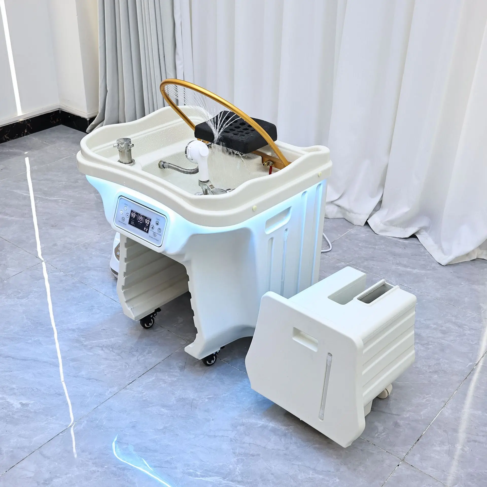 Factory Direct 2026 Top Rated Water Storage Head Basin Free of water connection Movable Head Therapy Instrument numerical