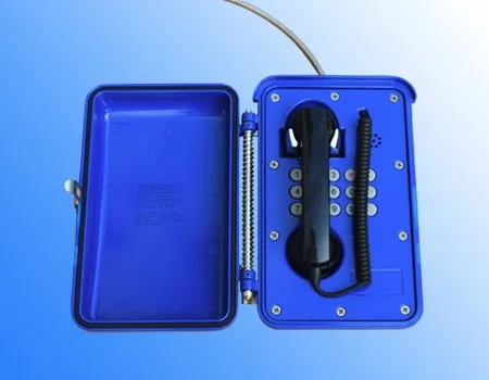 KNTECH Good Quality Loud Speaking Light Analog Version Sip Broadcasting Weatherproof Corded Telephone Public Address System