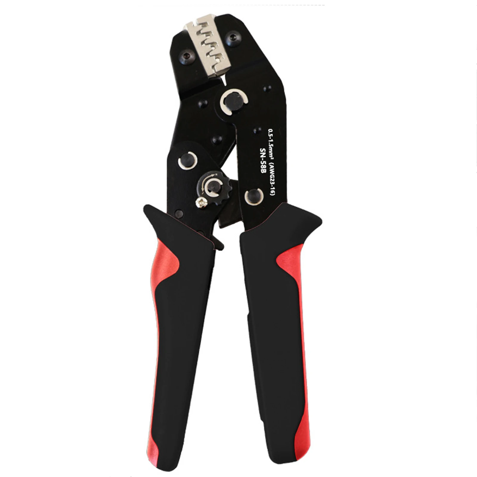 SN58B Dupont Molex JST TE Terminals & EPC PCIE SATA Pins Crimping Plier 0.25-1.5MM2 Automatic Ratcheting Crimper Tool