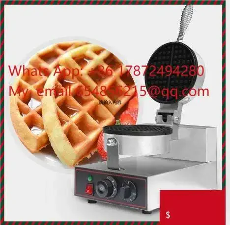 Single Waffle Machine Non-Stick Industrial Grain Processing Machinery Commercial Single Electric Bubble Waffle Maker