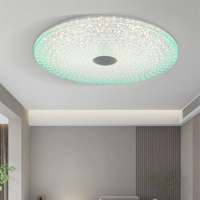 Creative Modern Luxury Minimalist Acrylic Crystal LED Ceiling Light Bedroom Living Room Home Decor