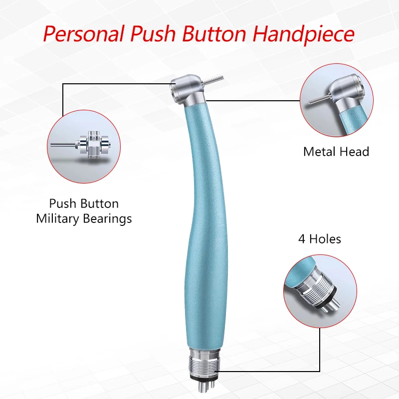 Handpiece Dental High Speed Rotation Pen E generator Dentistry Tools Equipment 4 hole 2 Hole Water Spray Personal Push Button