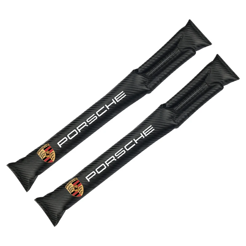 1/2PCS Auto Cuoio DELL'UNITÀ di elaborazione Sedile Gap Filler Morbido Leakpro per Boxster Cayman Cayenne 911 Macan Panamera Accessori Car Styling