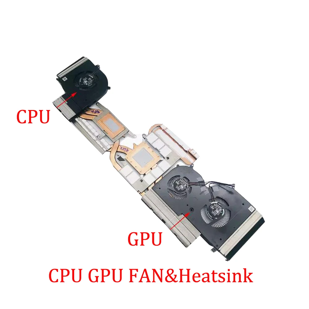 

Laptop CPU GPU FAN&Heatsink For MSI Creator Z17 HX Studio A13V A13VET A13VGT A13VFT New