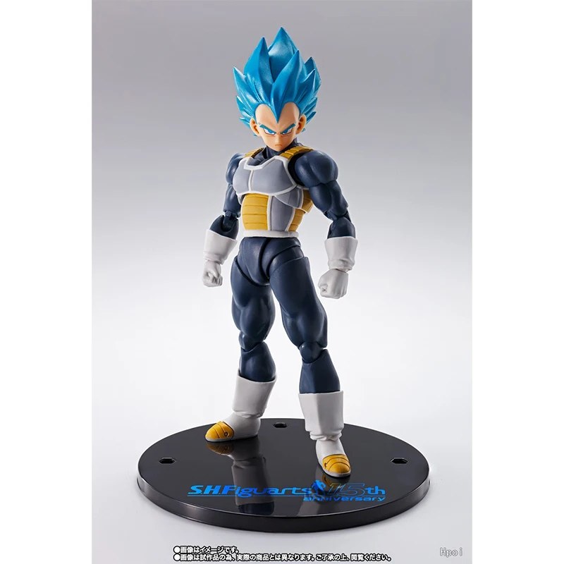 Bandai Dragon Ball S.H.Figuarts New Style Dragon Ball Super Super Saiyan God Vegeta 15 Anniversary Edition Movable Model Figure