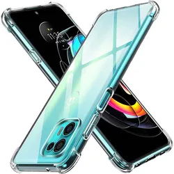 New Thick Air-Bag Clear Case For Motorola Moto Edge 30 40 50 Pro UITRA Fusion Edge 40 Neo Shockproof Soft Silicone Phone Cover