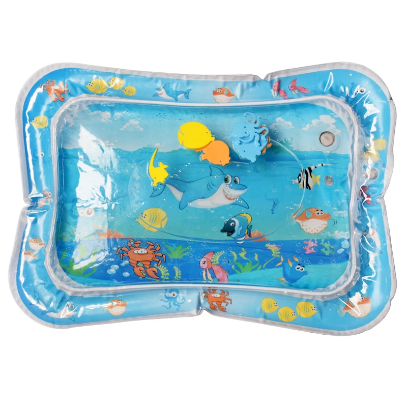 Esterilla de agua inflable para bebé, colchoneta de juego de agua para niños pequeños, juguetes de desarrollo de Educación Temprana, regalo de