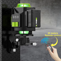 LFINE Nivel Laser 360 Laser Level Self-Leveling 4D 16 Lines Automatic Professional Laser Level Green Lights Construction Tools