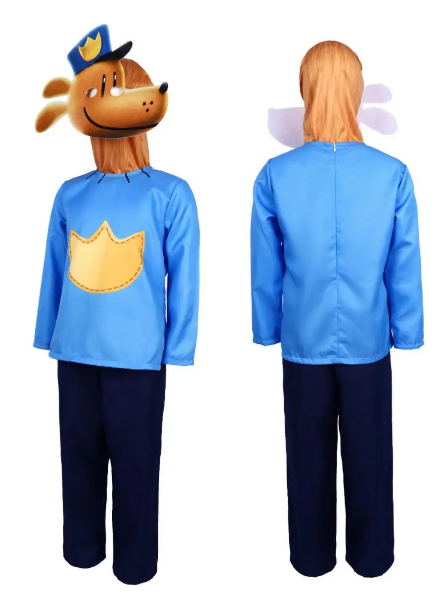 Nuovo Dogman loween Role-plang Dogman Costume Cosplay Vestito per spettacoli teatrali Materiale in poliestere Costume tradizionale cinese