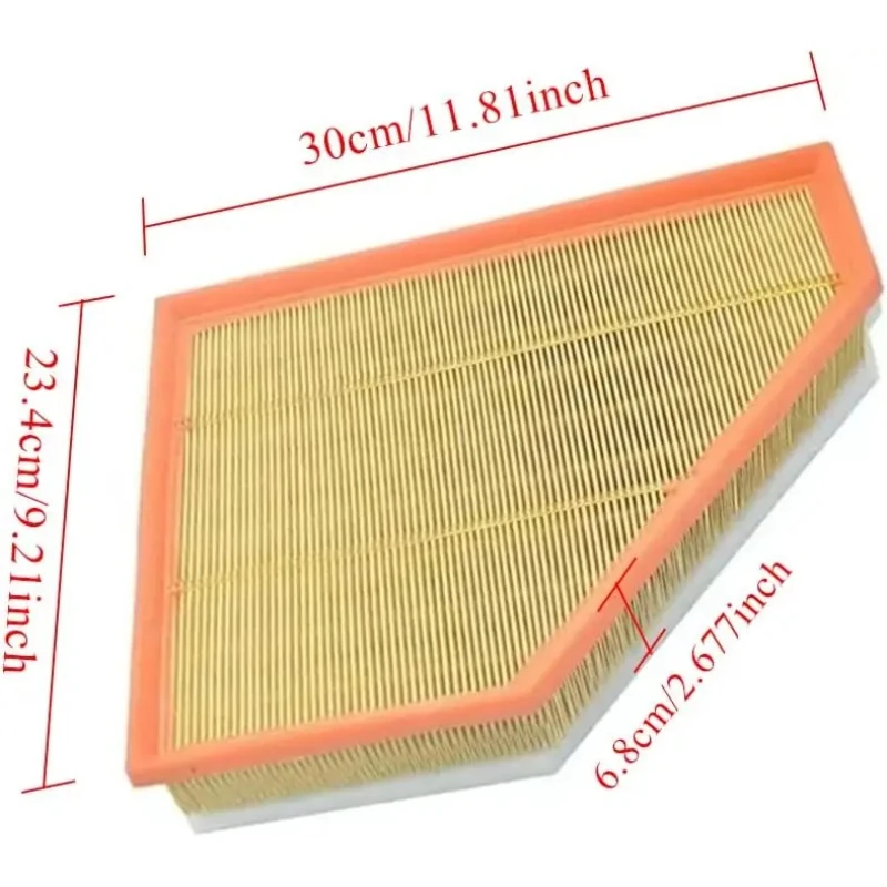 Engine Air Filter 13717797465 For BMW E81 E84 E87 E90 E91 E92 E93 116d 318d 320d 325d 330d 335 X1 N47 N57 M57, 49465 C30135 view 3