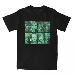 Metal Gear Solid Codec ritratti T-shirt da uomo in puro cotone divertente T-shirt girocollo MGS Game Tees manica corta top nuovo arrivo