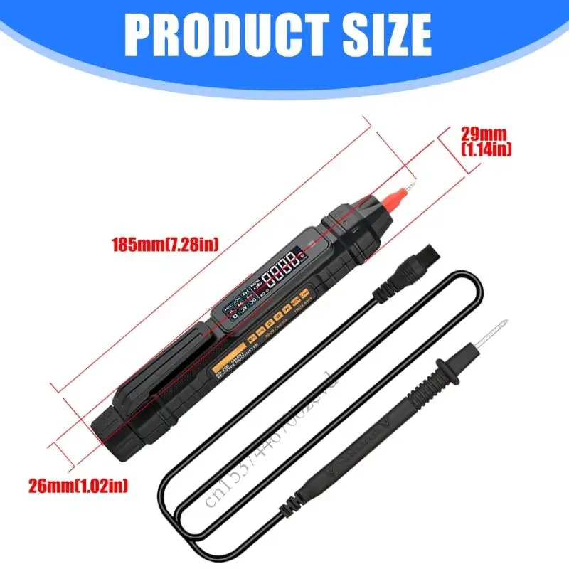 Multimeter with LED Light for Voltage NCV Diode Detection Tester P9YB