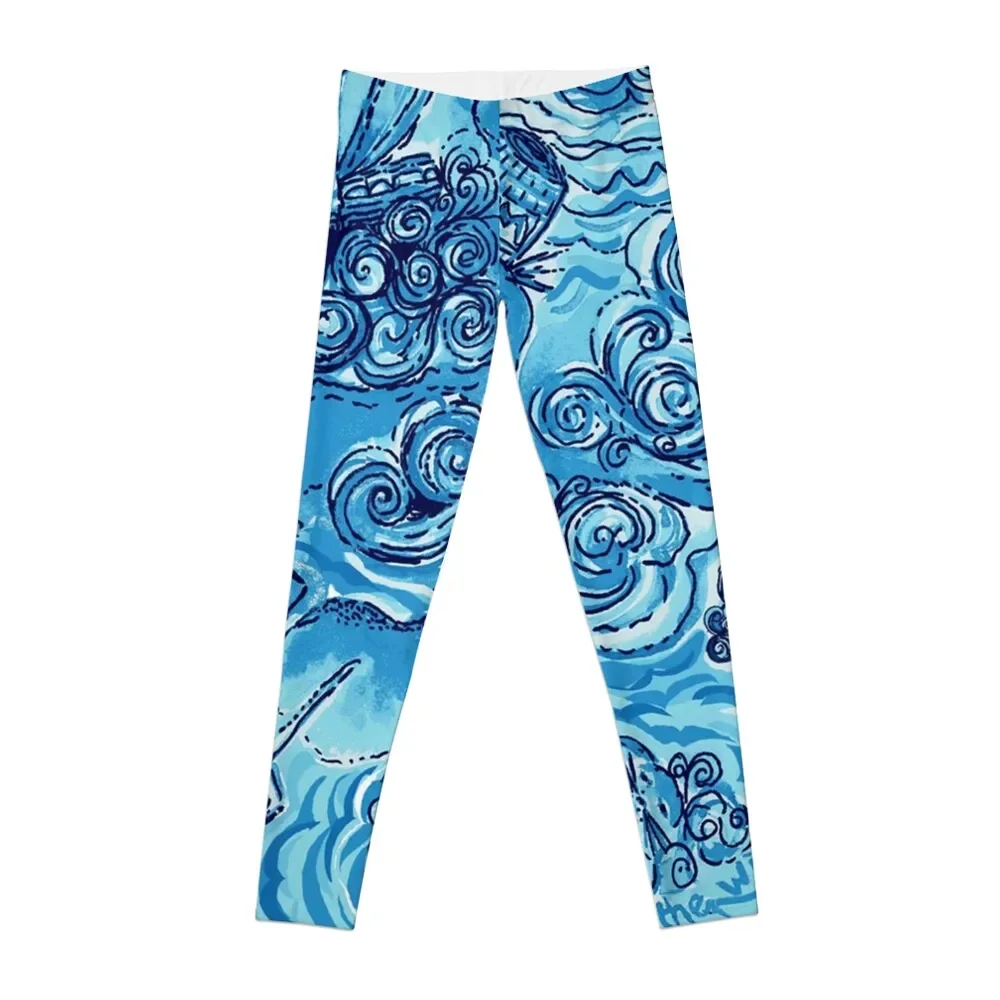 

Blue ocean Leggings push up legging Tight fitting woman push up tights for Womens Leggings
