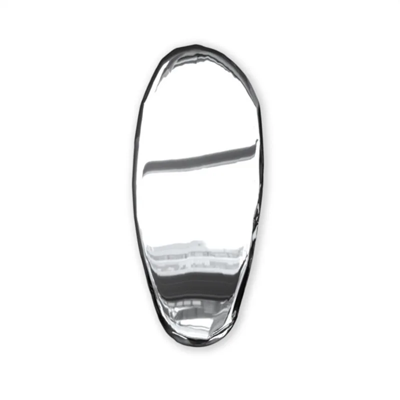 

Creative art water drop stainless steel mirror wall hanging porch clothing store wall decoration