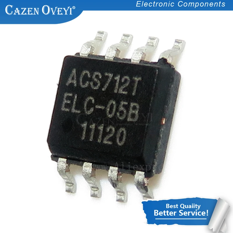 1pcs/lot ACS712 ACS712T ACS712ELCTR ACS712ELCTR-05B 5A 5V BI SOP-8 CURRENT SENSOR IC(ACS712ELCTR-05B-T) IC In Stock