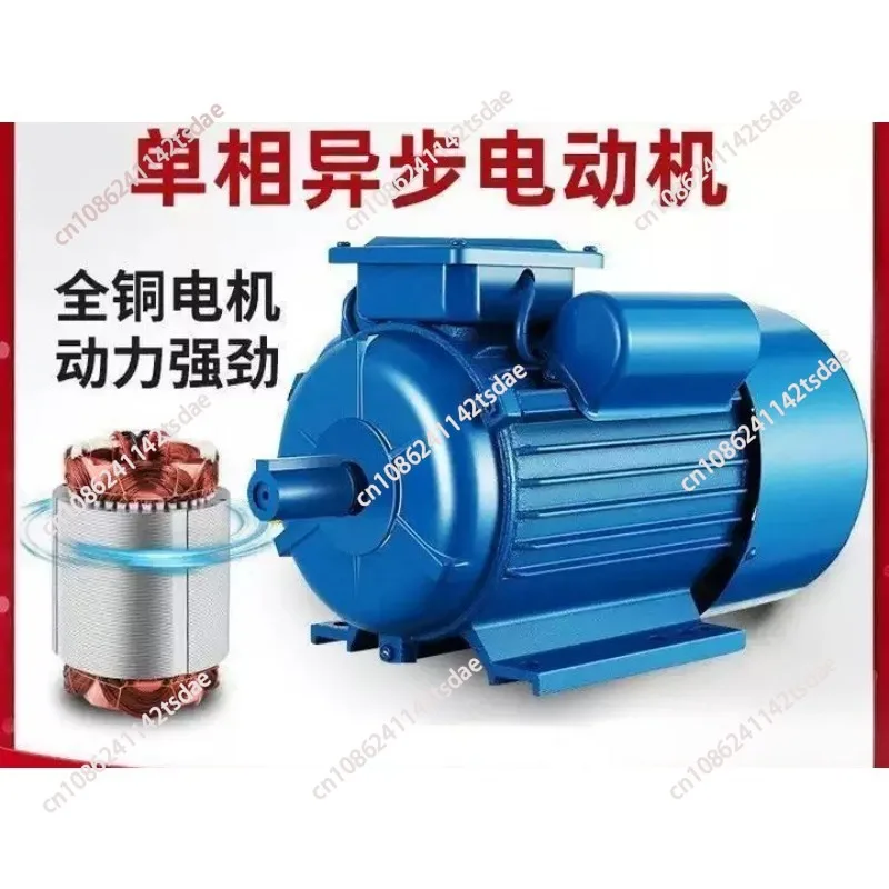 High Power Single Phase Induction Motor for Household Water Pump, Air Compressor, Fan - Low Noise