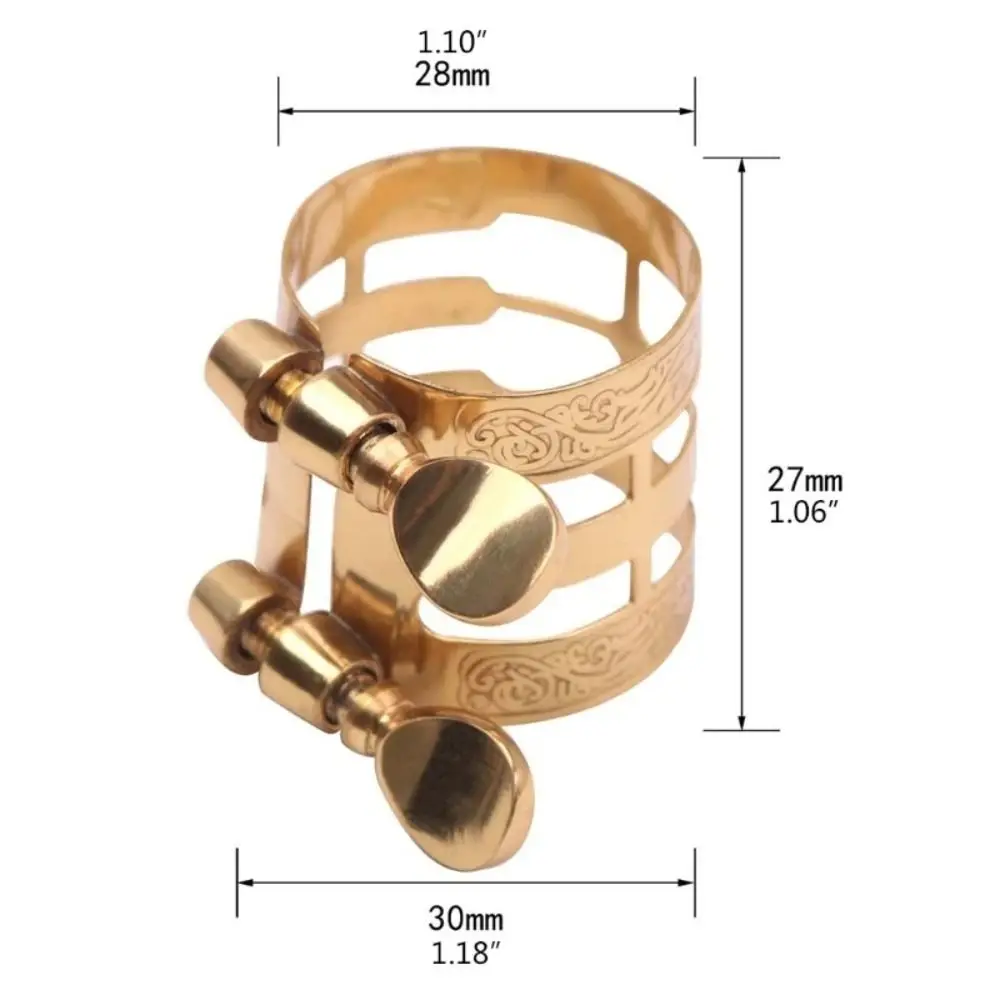 튼튼한 금속 색소폰 패스너 클립, 골드 색소폰 액세서리, 소프라노 색소폰 합자, 알토 색소폰용 패스너 클립