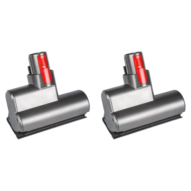 

2X мини-турбинная насадка, головка щетки для Dyson V7 V8 V10 V11 V15, запасные части для беспроводных пылесосов, готовые к аккумулятору