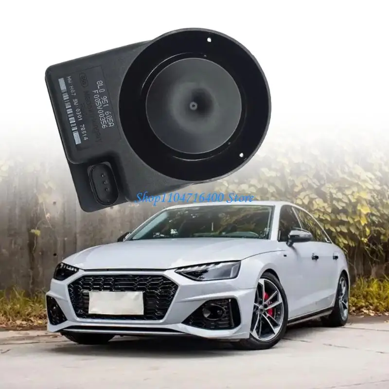 

y1gd Waterproof Anti Burglar Alarm Horn 120dB Double Alert Modes Vehicle Security Material Easy Mounting System For B6 B7 B8 RS4