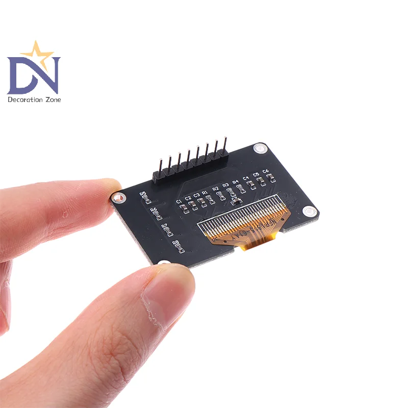 0.96-Inch OLED White/Blue Display Module with Keyboard, 12864 Screen, 4 Key Interfaces Matrix, IIC SSD1315