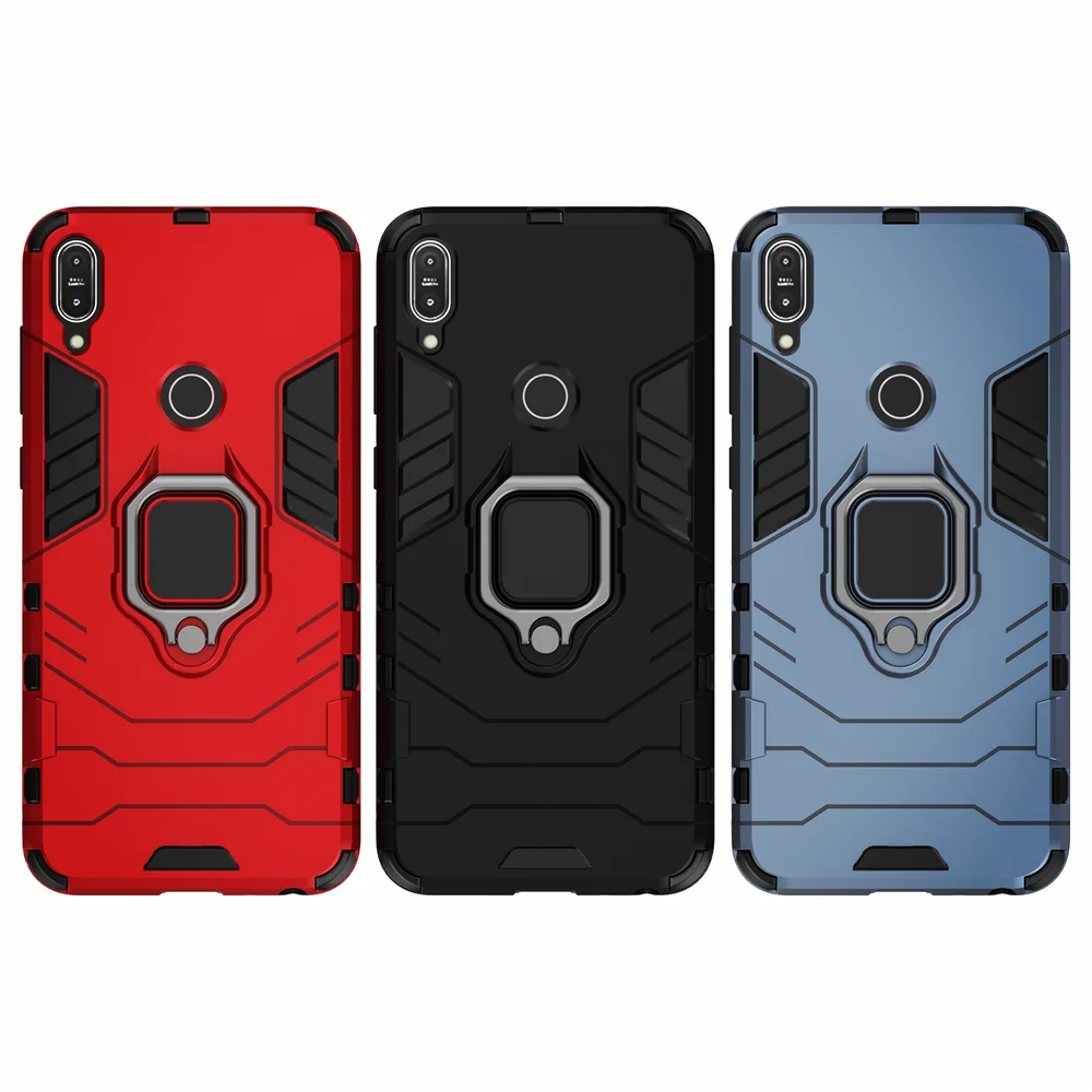 

ZB602KL Shockproof Armor Case For ASUS Zenfone Max Pro M1 ZB601KL ZB602KL Case Finger Ring Magnetism Holder Max Pro M1 Cover