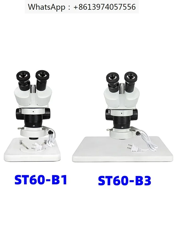 40x binocular microscope ST60 optical 20x 80x mobile phone circuit board hardware watch detection without dizziness