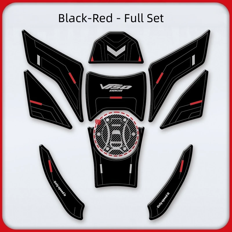For ZONTES 150V 2026 Anti‑Wear Rubber Tank Sticker Durable Body Decor Protective Decal Mod Accessories