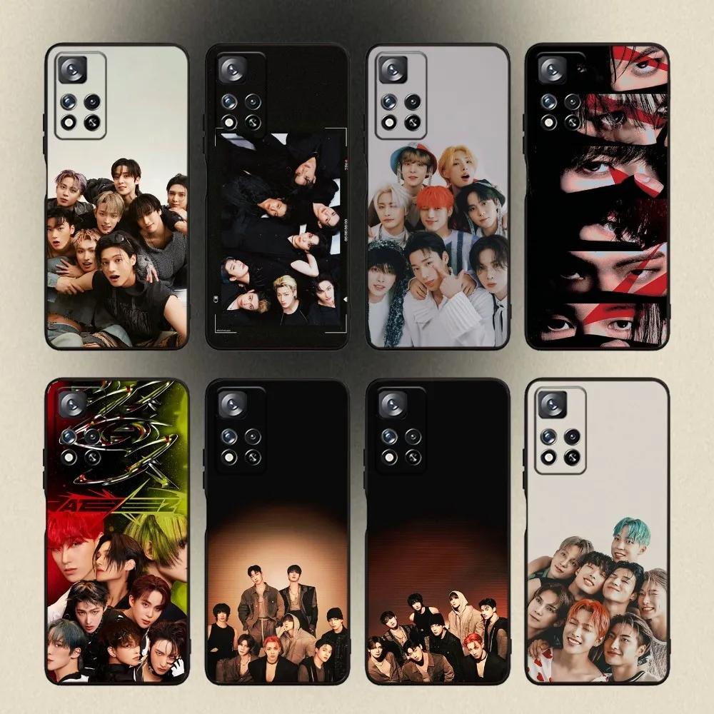 A-Ateez Kpop Work  Phone Case For Samsung Galaxy A20,A21s,A22,A31,A32,A52,A53,A72,73,A80,A91 Soft Black Cover