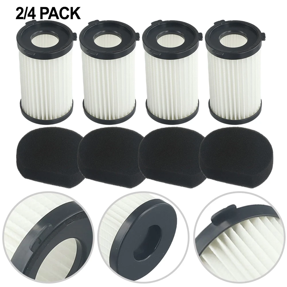 2/4pcs Filters For TECHWOOD TAS-9055 TAS 9035 Vacuum Cleaner For VA20 Vacuum Cleaner Parts Washable Replacement Filters