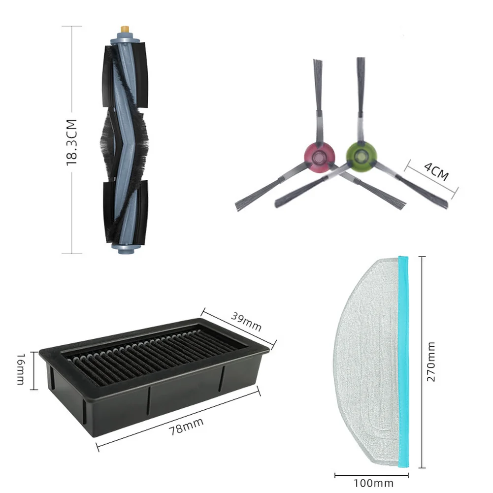 Replacement Parts Compatible With For Ecovacs For Yeedi for cube Robot Cleaner Household Merchandises For Household Cleaning
