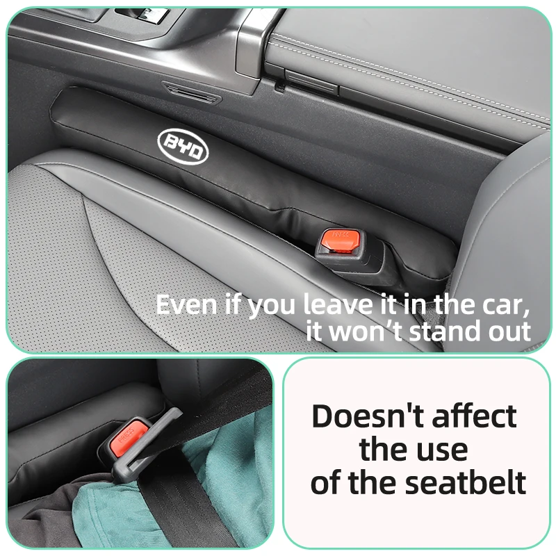 Leather Car Seat Gap Filler Strips Decorative Interior Accessories For BYD M6 G3 G5 T3 F3 I3 F0 F6 S6 S8 E5 E6 G6 L3 S7 Tang view 5