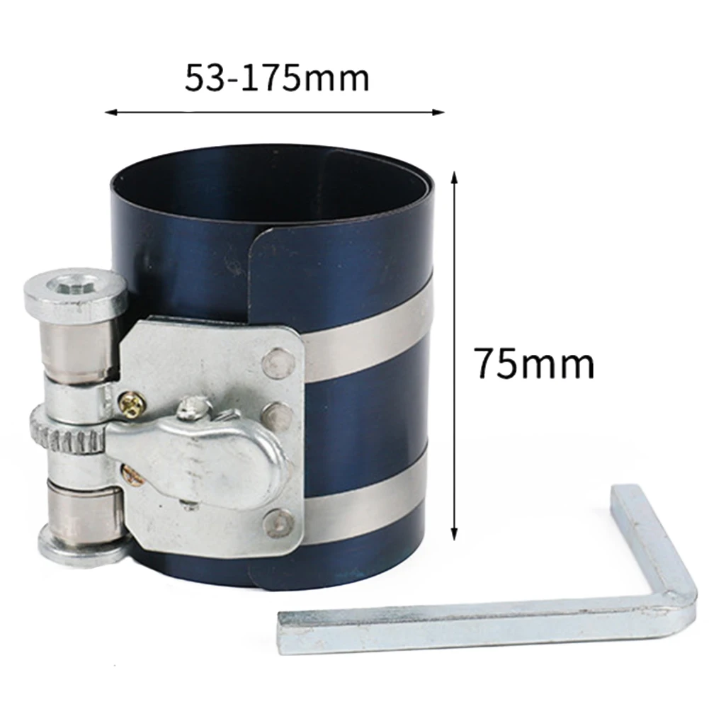 Automotive Piston Tool Adjustable Piston Tool 65 Manganese Steel Easy Adjustment Thumb Switch Ratchet-type Lock Mechanism