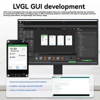 AAAEL-ESP32-S3 AI Chat Robot Development Board 2.8Inch LCD Wifi Bluetooth TFT Touch Screen For Deepseek Xiaozhi Compatible