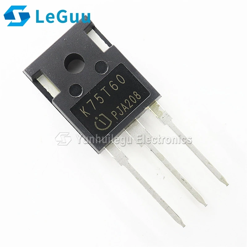 10PCS/Lot IKW75N60T K75T60 IKW75N60TA K75T60A 75T60 75N60 TO-247 75A 600V Power IGBT Transistor