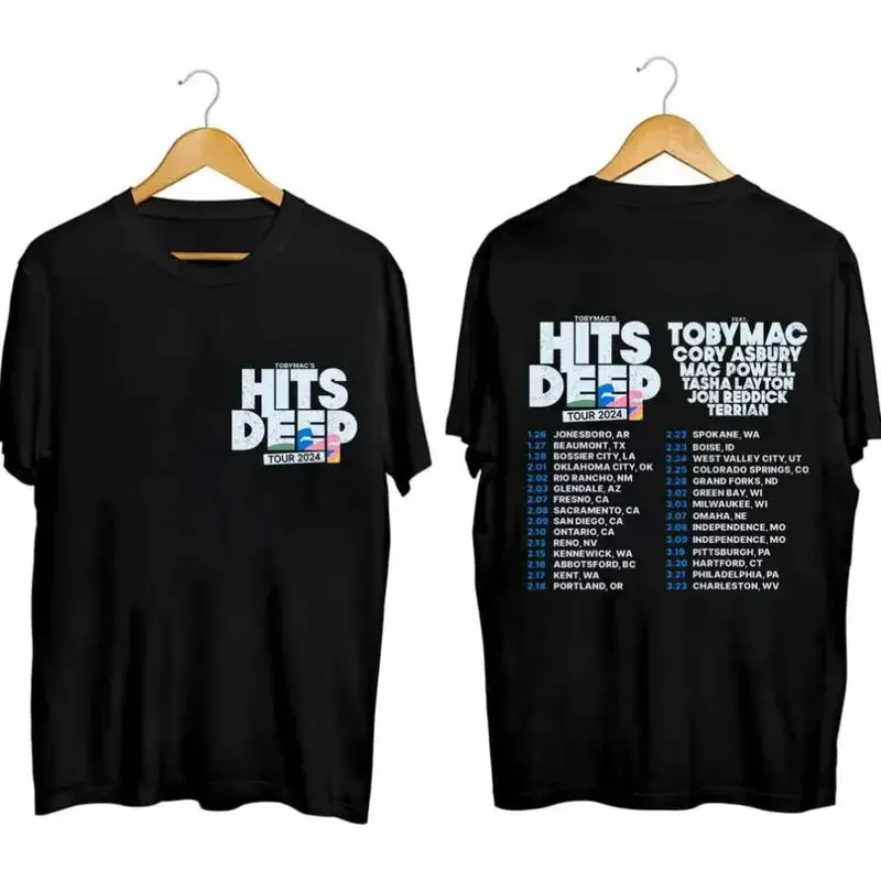 TobyMac T Shirt Hits Deep Tour 2024 ConcerT