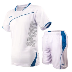 【 M-5XL 】 Large men's SPORT sports set, thin summer breathable pullover, round neck, short sleeved shorts, two pieces trendy