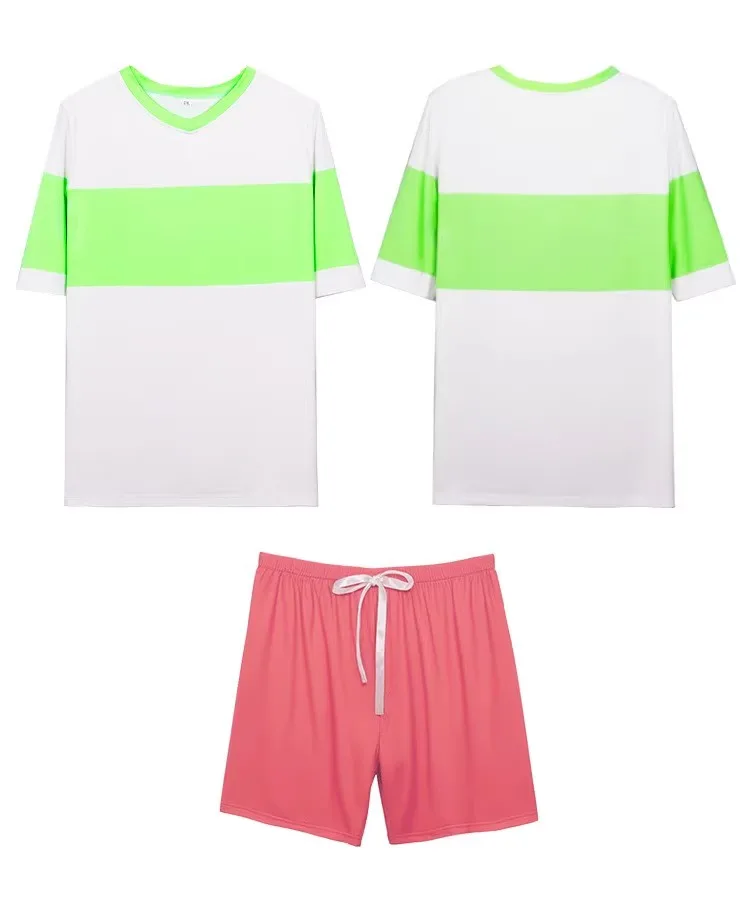 2025 Chihiro Ogino Cosplay Costume Japan Anime Casual Costumes T shirt+Short Pants set Cosplay for Halloween Christmas party