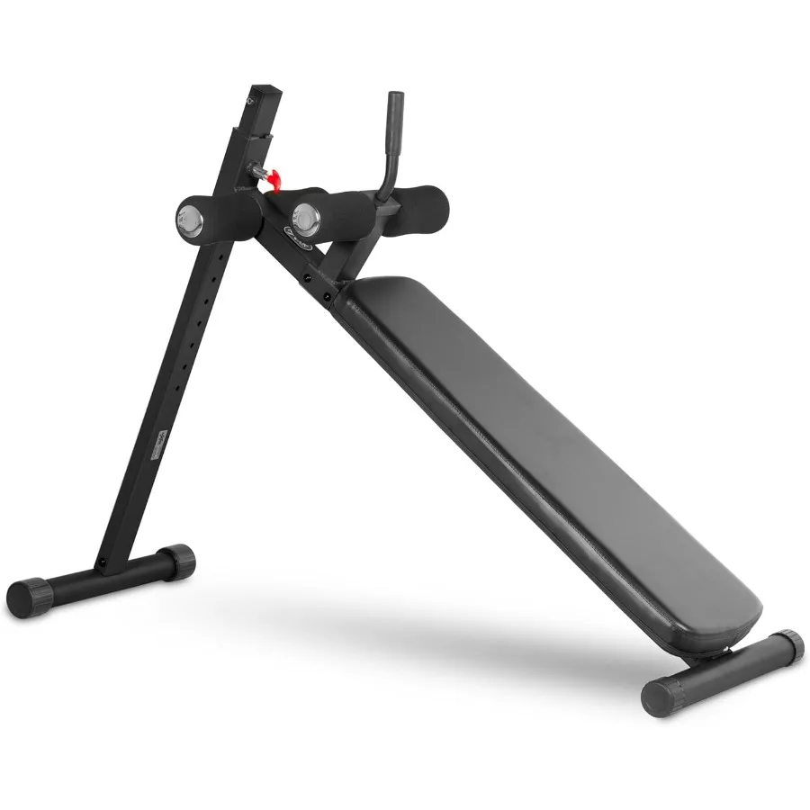 Banco abdominal ajustable Decline con 12 niveles de resistencia para entrenamiento de gimnasio en casa, Ideal para ejercicios de fuerza central y