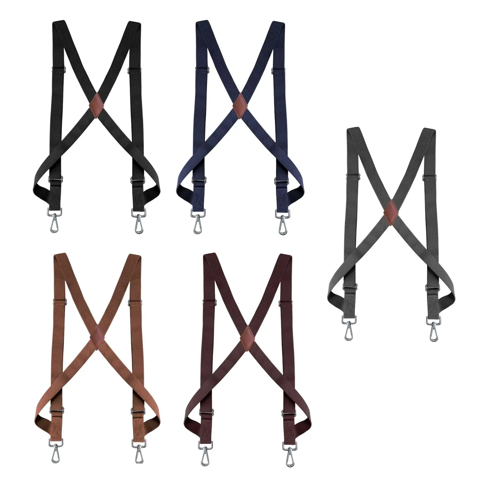 Men Women Suspender Hook Suspenders X Type Supplies Trucker Style Suspenders