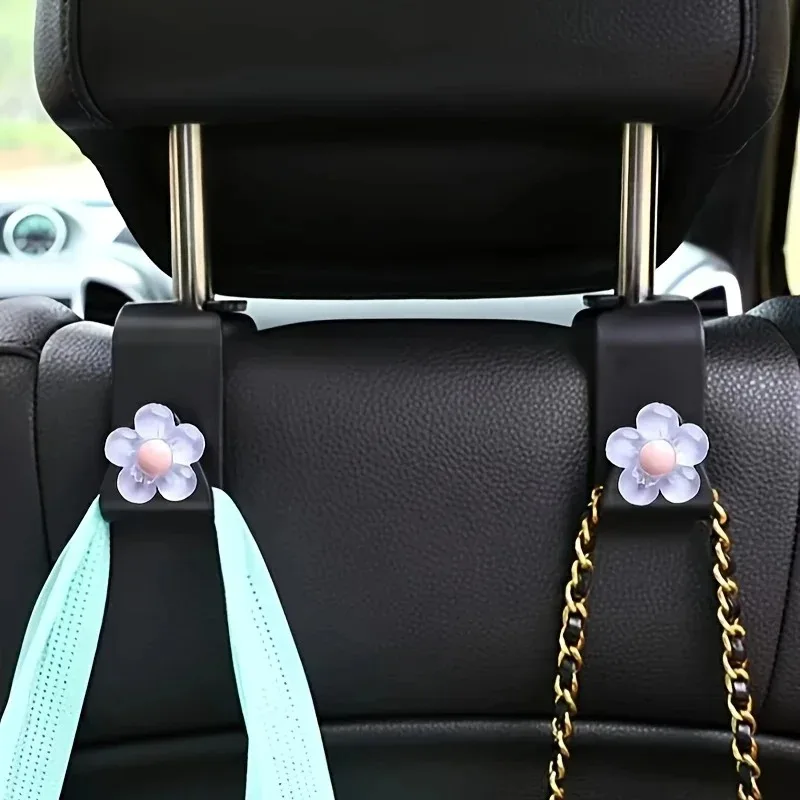 2 قطعة مسند الرأس بالمقعد السيارة هوك الخلفي السنانير للسيارات المقعد الخلفي التخزين المنظم شماعات حامل لحقيبة اليد محفظة أكياس الملابس معاطف