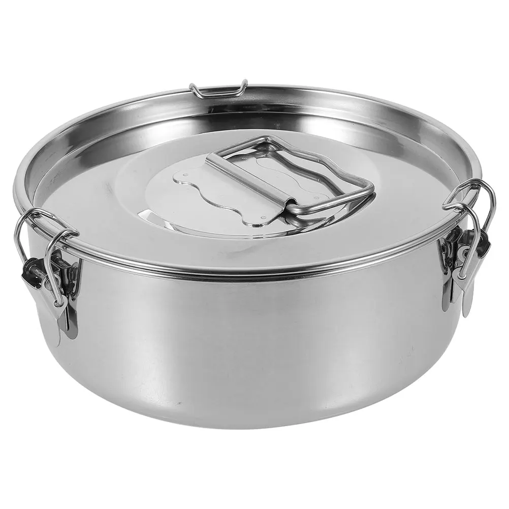 

Stainless Steel Steamer Flan Mold with Lid Pie for Cooking Silver Flanera Kitchen